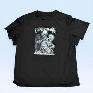 SHEIN Black Graphic Short Sleeve Tee
